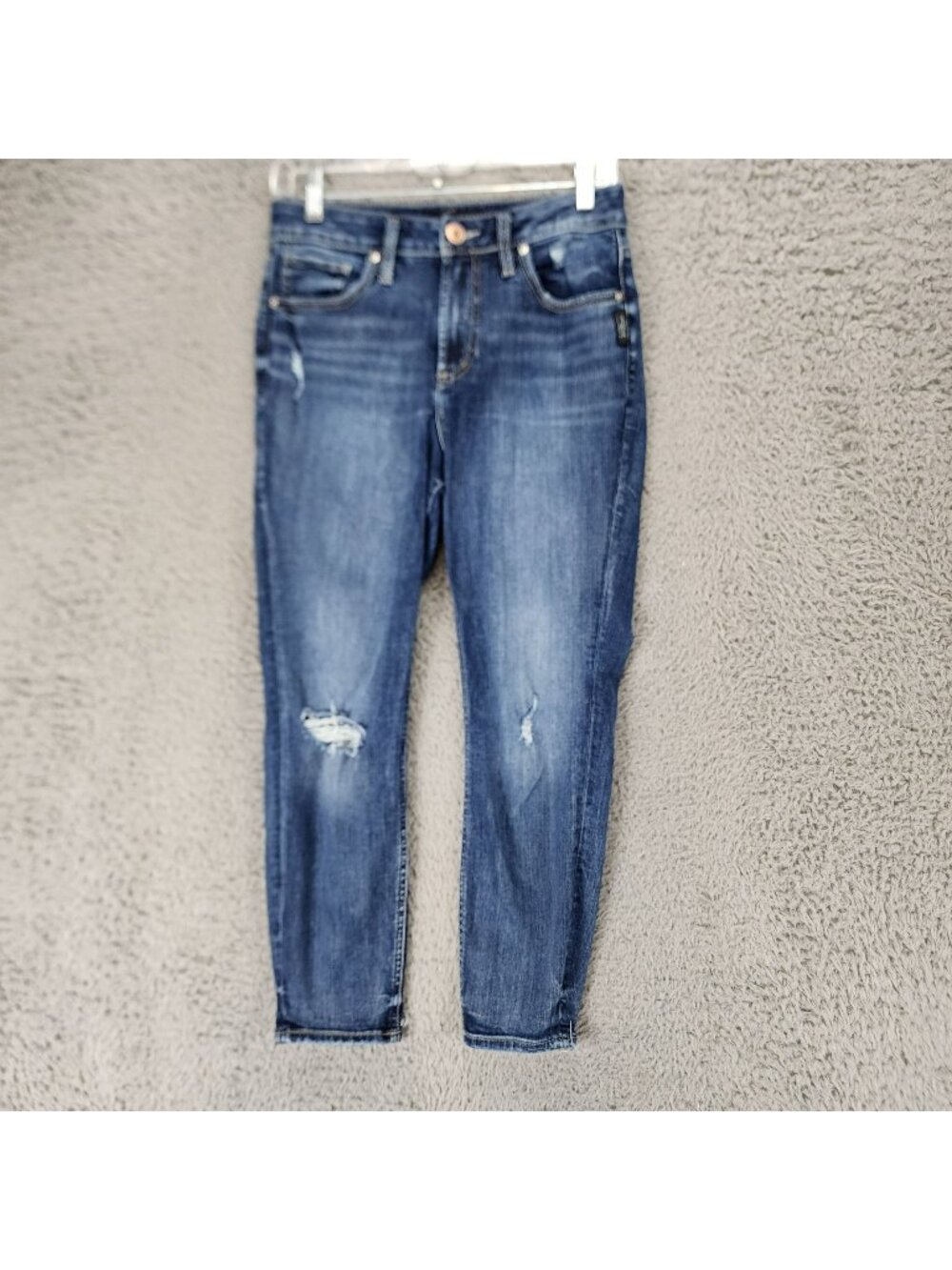Silver Jeans Jeans Womens 29 Blue Avery Stretch Denim Skinny Crop